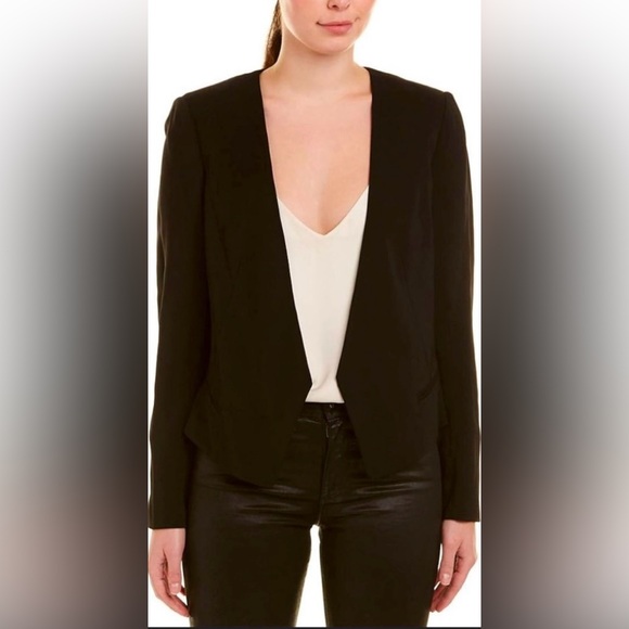 Rebecca Taylor Jackets & Blazers - Rebecca Taylor Women's Cropped Black Devon Jacket Blazer Size 6 NWT